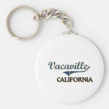 Vacaville California City Classic Key Chains