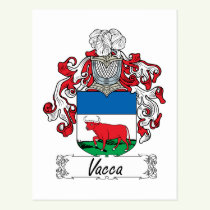 Vacca Family Crest Postcard