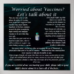 Vaccine concern poster for clinics