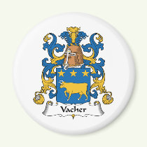 Vacher Family Crest Magnet