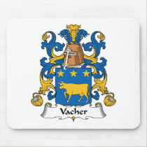Vacher Family Crest Mousepad