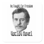 Vaclav Havel Tribute Square Stickers