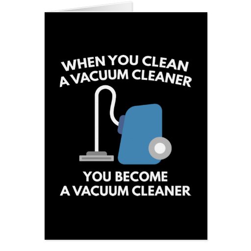 Vacuum Cleaner Card Zazzle