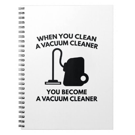 Vacuum Cleaner Note Book Zazzle