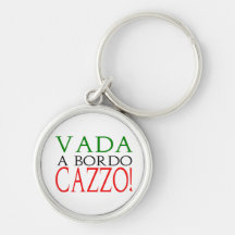 Vada a bordo Cazzo keychain