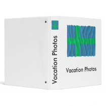 Vadjalain (Votia) waving flag 3 Ring Binder