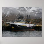 Vaerdal, Factory Trawler in Dutch Harbor, Ak Posters
