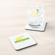 Vag-itarian Beverage Coasters