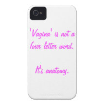 'Vagina' is not a four letter word iPhone 4 Cover
