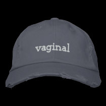 vaginal embroidered hats