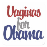 Vaginas for Obama stickers