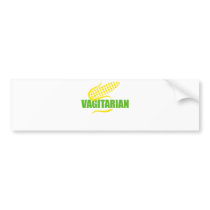 VAGITARIAN bumper stickers