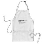 VAGITARIAN (definition) Apron