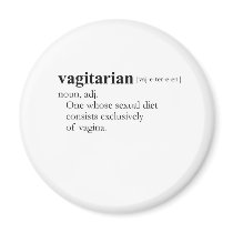 VAGITARIAN (definition) magnets