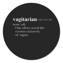 VAGITARIAN (definition) stickers