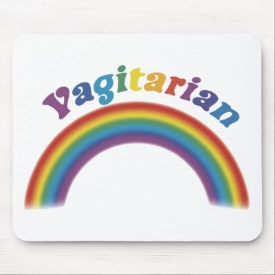 Vagitarian Mouse Pad by EllesPlanet