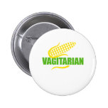 VAGITARIAN PINBACK BUTTON