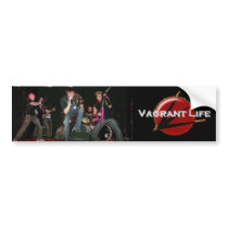 vagrant life bumper sticker