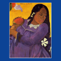'Vahine No Te Vi' - Paul Gauguin Postcard postcards