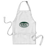 Vail license oval aprons