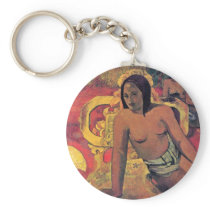 Vairumati By Gauguin Paul (Best Quality) Keychain