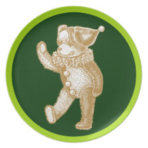 Vajilla lindo del día de fiesta del oso de peluche plato para fiesta