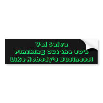 Val Bumper Sticker bumper stickers by kingrains Val Bumper Sticker bumper stickers