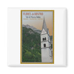 Val di Fleres - Church in the Alps magnets