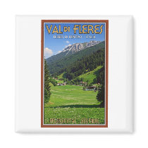 Val di Fleres - Summer Meadows Refrigerator Magnet
