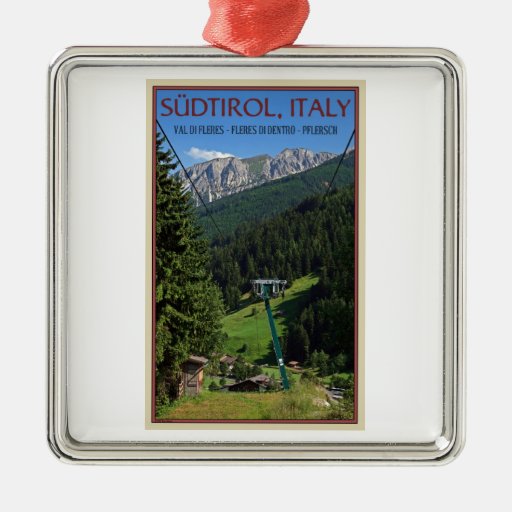 Val di Fleres - Summer T-bar Christmas Ornaments
