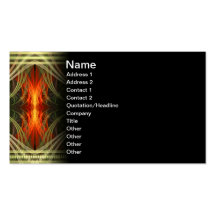 Val Halla Abstract Digital Art Business Card Templates