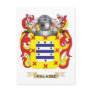 Valadez Family Crest (Coat of Arms) Post Cards