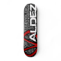 Valdez Bits and Peices black Skate Board Deck