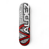 Valdez Bits and Peices white Skateboard