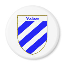 Valdez Coat of Arms/Family Crest magnets