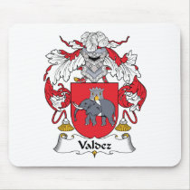 Valdez Family Crest Mousepad