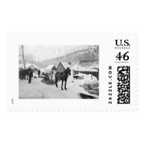 Valdez Trail Horses Alaska 1912 Postage Stamp