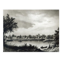 Valdivia, from 'The History of Chile'engraved Post Card