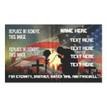 Vale of Tears Remembrance Rectangular Stickers