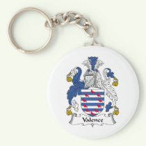 Valence Family Crest Keychain