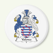 Valence Family Crest Magnet