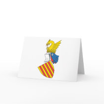 Valencia Coat of Arms Greeting Card by FlagTshirts Valencia Coat of Arms Greeting Card