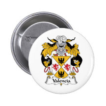 Valencia Family Crest Pin