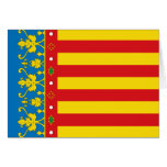 Valencia Flag Card