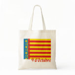 Valencia Flag Shopping Bag