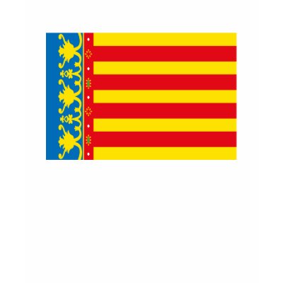 Valencia Flag T-shirt by FlagTshirts