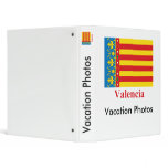 Valencia flag with name vinyl binders