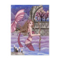 Valencia - Mermaid Postcard by nikkiburnette Valencia - Mermaid Postcard