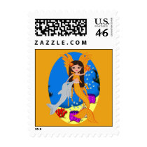 Valencia the Merfaery and Dolphin Postage postage by KirstenEdwards Valencia the Merfaery and Dolphin Postage postage