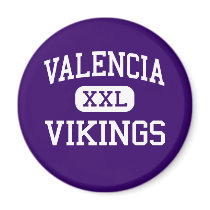 Valencia - Vikings - High - Valencia California magnets by customteamsportswear Valencia - Vikings - High - Valencia California magnets